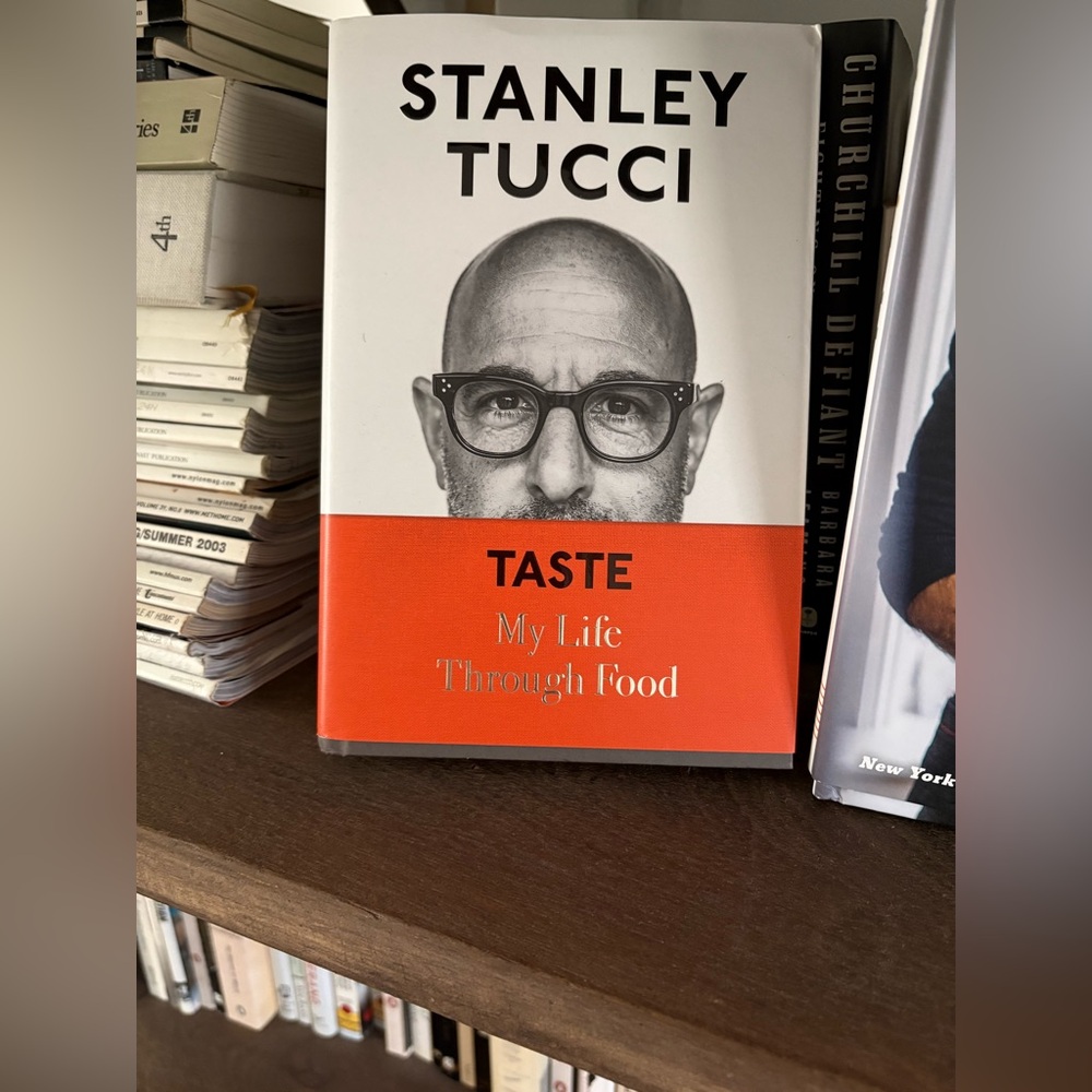 NWT Stanley Tucci Taste: My Life Through Food Hardcover Book with Recipes